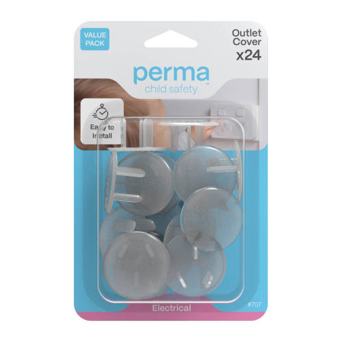 Perma Child Safety Outlet Covers - 24 Pack