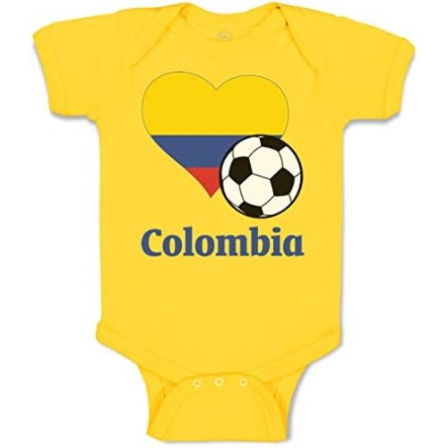 Cute Rascals Custom Baby Bodysuit Colombian Soccer Colombia Football Boy & Girl Baby Clothes Cotton