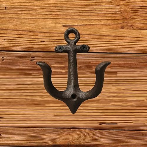 Cast Iron Nautical Anchor Hook