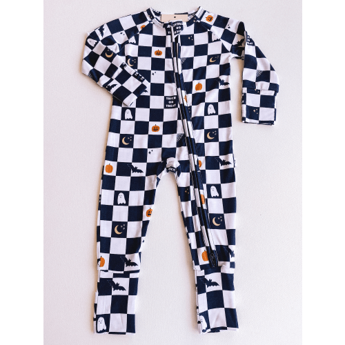 trick or treat bamboo romper