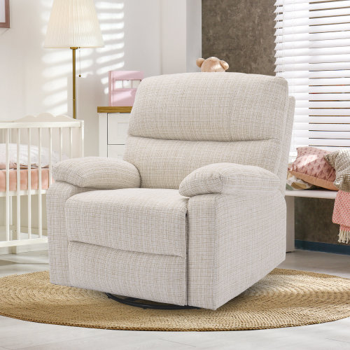 Latitude Run® Abdou Fraher Power Recliner Chair Swivel Glider, Nursery Glider Recliner, Chenille Rocking Recliner Chair For Living Room & Reviews | Wayfair