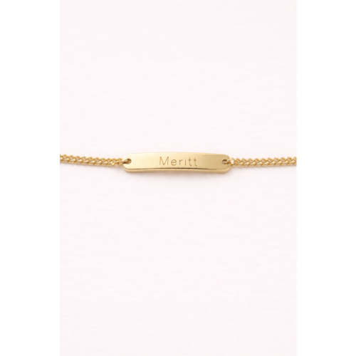 Engraved Bar Bracelet