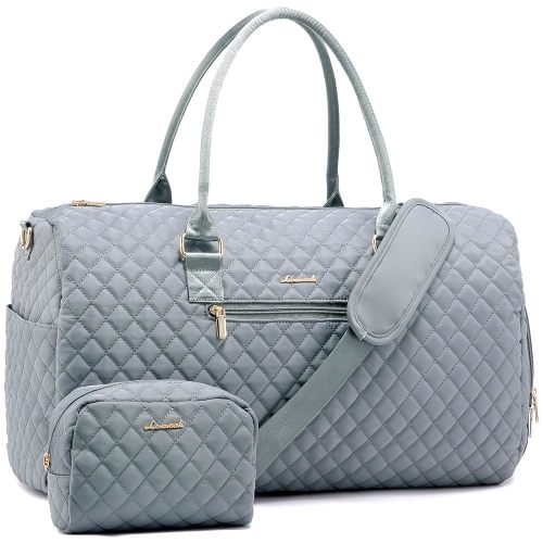 LOVEVOOK Travel Duffle & Weekender Bag for Women - Carry On, Overnight, Gym & Mommy Hospital Bag with Toiletry & Shoe Compartment