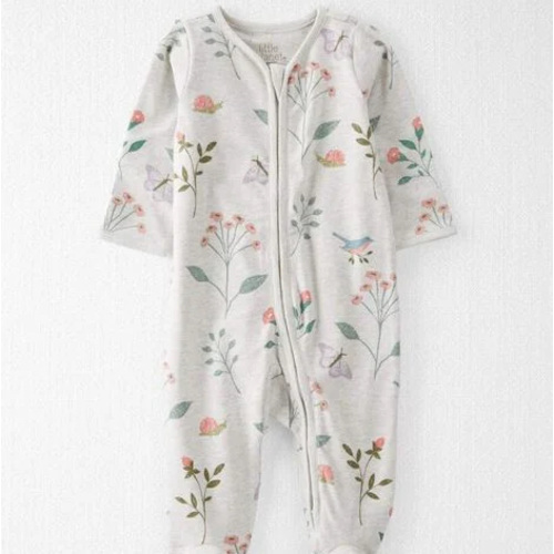 Baby Girl Organic Cotton Sleep & Play Pajamas - Little Planet | Carter's