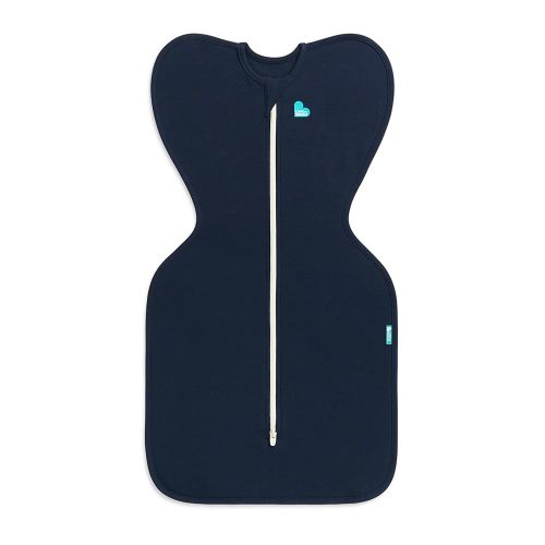 Love to Dream Swaddle UP, Sleep Sack 0-3 months, Self-Soothing, Improves Sleep, Snug Fit Helps Calm Startle Reflex, Baby Essentials must haves Newborn, 1.0 TOG, 8-13 lbs, Navy