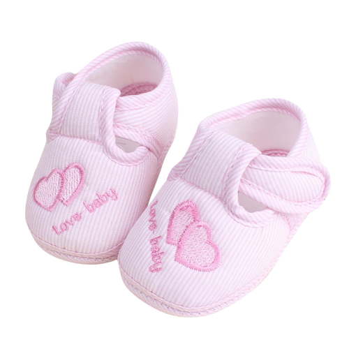 ZACPNCV Baby First Walking Shoes Boys Girls Infant Sneakers Crib Shoes Breathable Lightweight Slip On Shoes Pink 0-3 Months