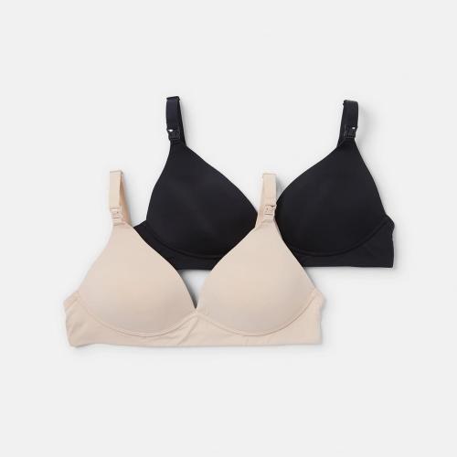 2 Pack Maternity Wirefree T-shirt Bra - Kmart NZ