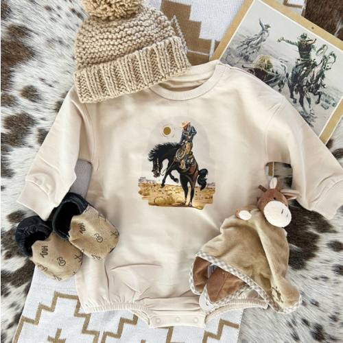 Ranch Bronc Bubble Romper