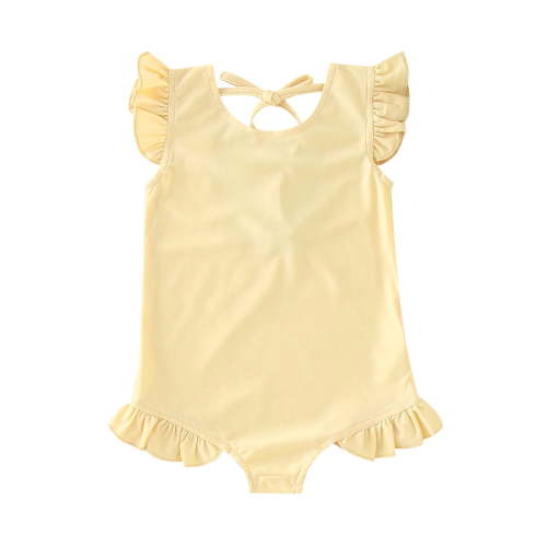 MZXELPRJD Baby Girl Ruffle One Piece Swimsuit Strawberry Print Ruffled Beach Swimwear Newborn Infant Floral Bikini Bathing Suit Kids Ruffles Beachwear