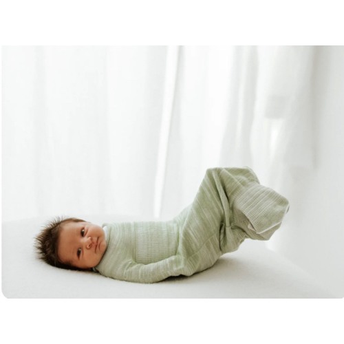 Bamboo Blend Mint Swaddle Sleep Sack – Swaddelini