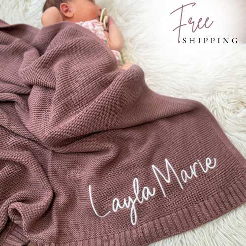 Baby Gift | Personalized Name | Baby Shower | Newborn Baby Gift | Embroidered Baby Gift | Baby Shower Gift | Baby Blanket FAST FREE SHIPPING