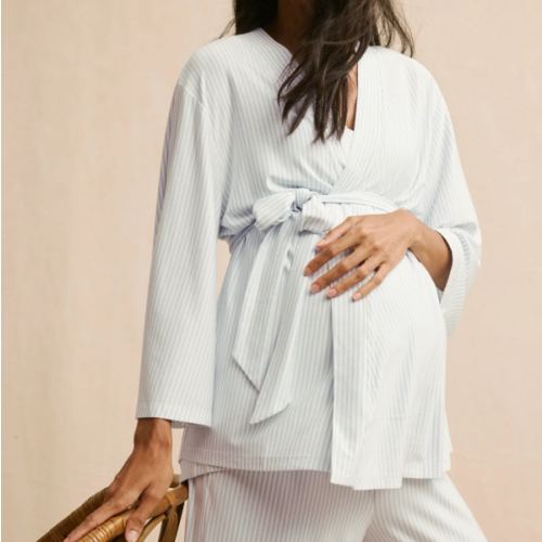 LAKE | Women | DreamModal Pajamas | Fog Maternity Kimono Bundle