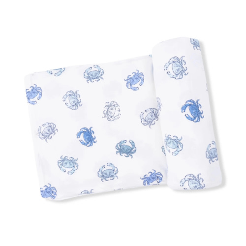 Swaddle Blanket - Blue Crabs