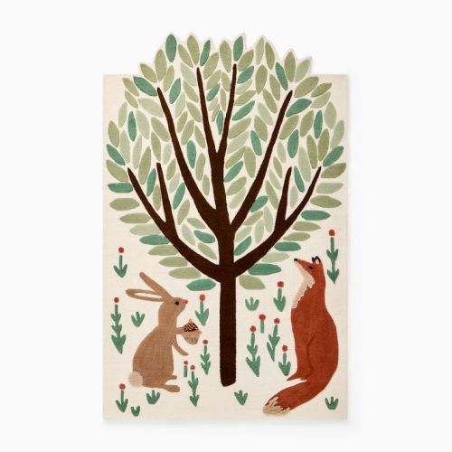 Kids Woodland Icon Rug