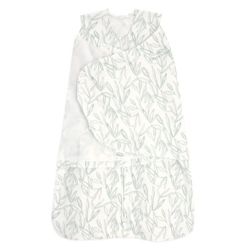 100% Cotton Baby Swaddle Green Leaves | Newborn | HALO US