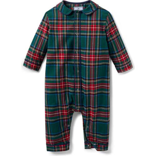 Baby's Brushed Twill Cambridge Romper in Kensington Tartan - Petite Plume | Maisonette