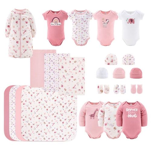 The Peanutshell 23-Piece Baby Gift Set for Size 0-3 Months