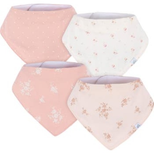 Bandana Bibs 4-Pack Blues