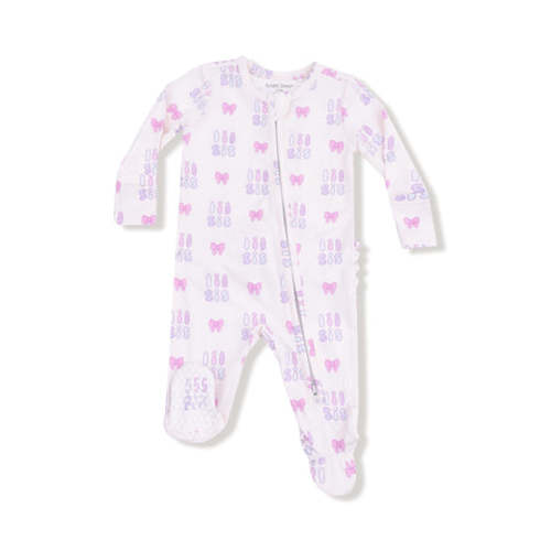 2 Way Zipper Ruffle Back Footie