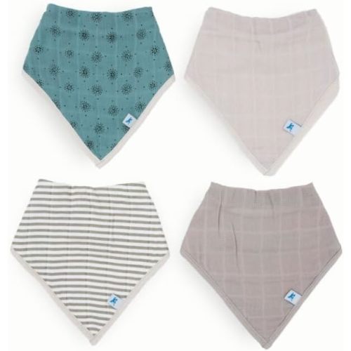 Little Unicorn Cotton Muslin with Fleece Bandana Bib