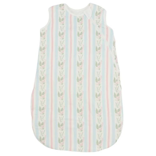 Girls Blue Floral Stripe Sleep Sack – Everleigh Elaine