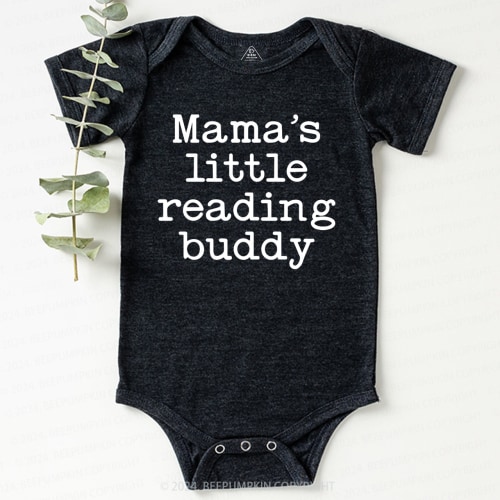 Mama’s Little Reading Buddy Bodysuit For Baby Beepumpkin