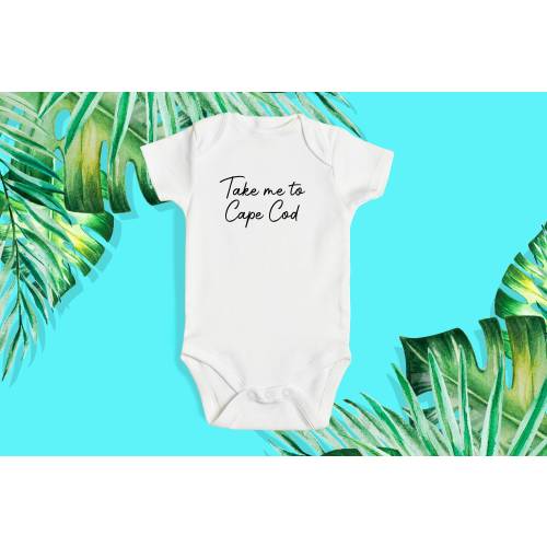 Cape Cod Custom Baby Bodysuit - Funny Baby One Piece Bodysuit Outfit - Massachusetts
