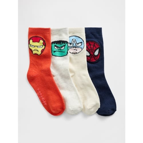 Baby & Toddler Marvel Crew Socks (4-Pack)