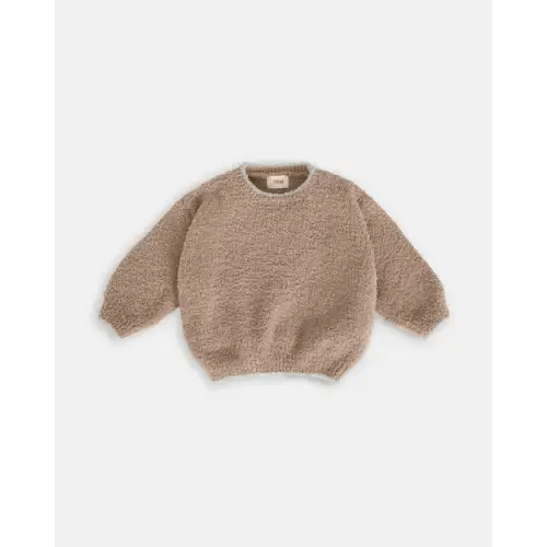3-6M Boxy Sweater Taupe