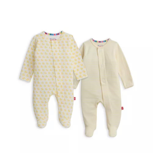 Unisex Cotton Footie Two-Pack Bundle - Baby
