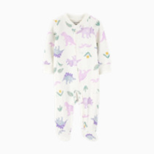 Carter's 2-Way Zip Cotton Sleep & Play Pajamas - Floral, 3 M
