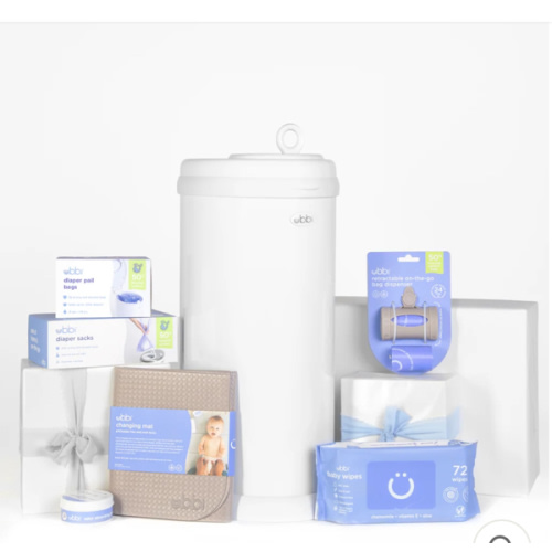 diaper pail gift set