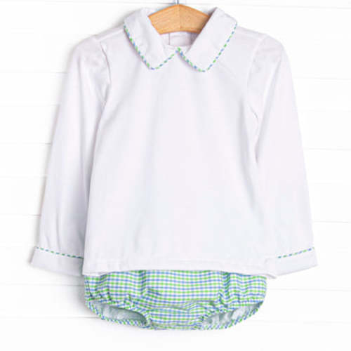 Perfectly Plaid Diaper Set, Green – Stitchy Fish