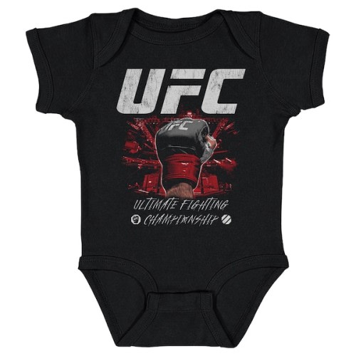 Infant Black UFC Grunge Fist Bodysuit