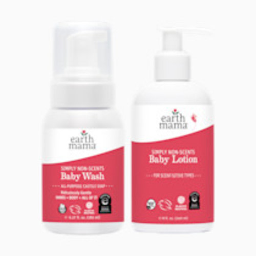 Earth Mama Baby Bath Bundle - Unscented