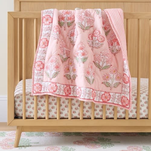 Blossom Reversible Baby Quilt
