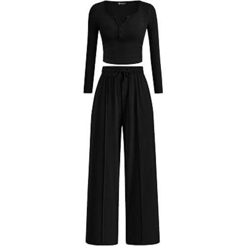 PRETTYGARDEN Women's Fall 2 Piece Matching Lounge Sets