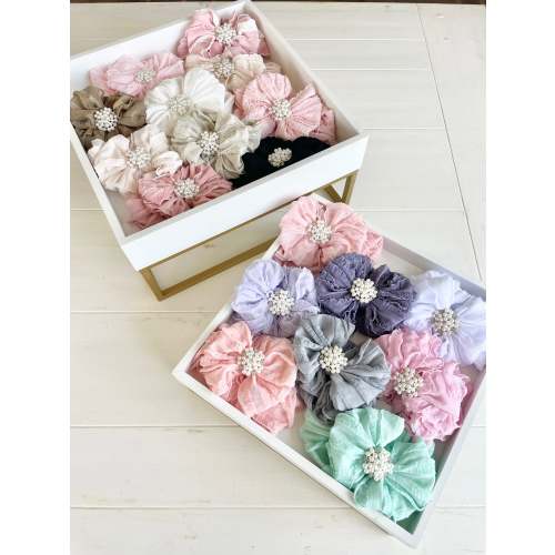 Pearl Ruffled Headband