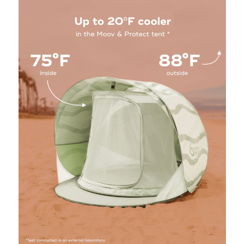 Moov & Protect Anti-UV, Cooling Baby Beach Tent