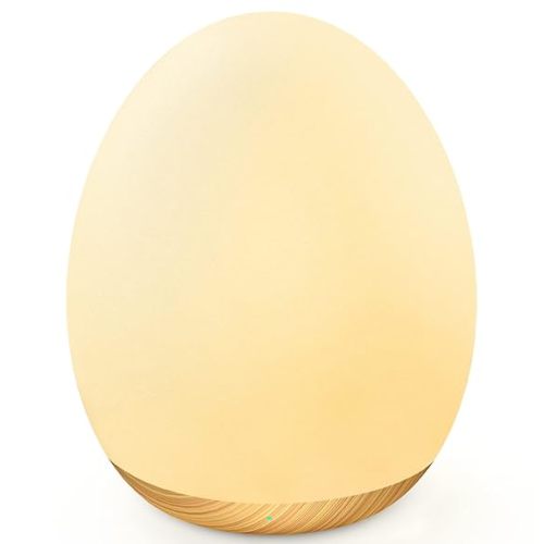 MediAcous Night Lights for Kids Room, Baby Night Light with 7 Colors Changing & Dimming Function, Rechargeable Kids Night Light with 1 Hour Timer & Touch Control, Up to 100H, Wood Grain