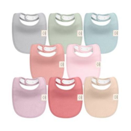 8pk Quin Baby Bibs for Drooling and Teething, Cotton Drool Bibs, Newborn Baby Boys, Baby Girls Bibs