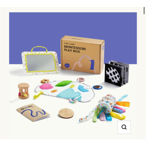 Tiny Land® Montessori Toys for Newborns (0–3 Months)