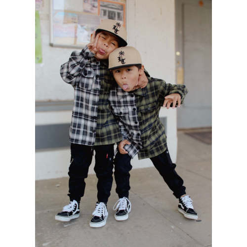 Two-Tone Flannel Black/Green