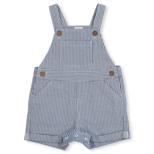 Dark Blue Baby Gingham Dungarees | Best&Less™ Online
