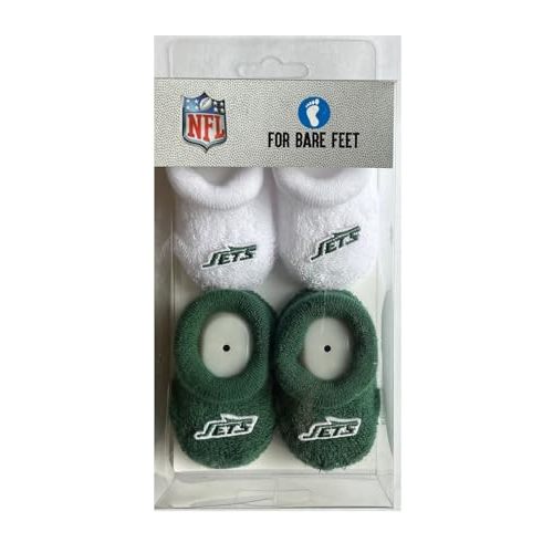 FBF (2 Pack) NFL Infant Bootie Socks - NY Jets, 0-12 M
