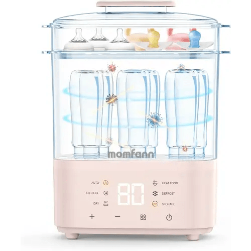 MOMFANN Bottle Sterilizer and Dryer for Baby Bottles, Pacifiers, Pump Parts