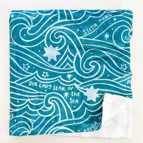 Stella Maris Minky Blanket for Our Lady Star of the Sea