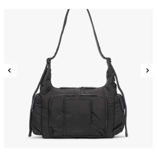 Crossbody Diaper Bag - BLACK