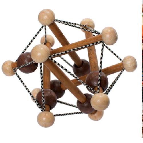 Wooden Baby Rattle Toy