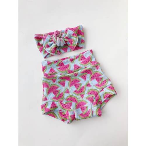 Watermelon ~ Baby bummies girl shorties baby shorties toddler shorts baby girl shorties,  newborn baby bummy newborn bloomers baby